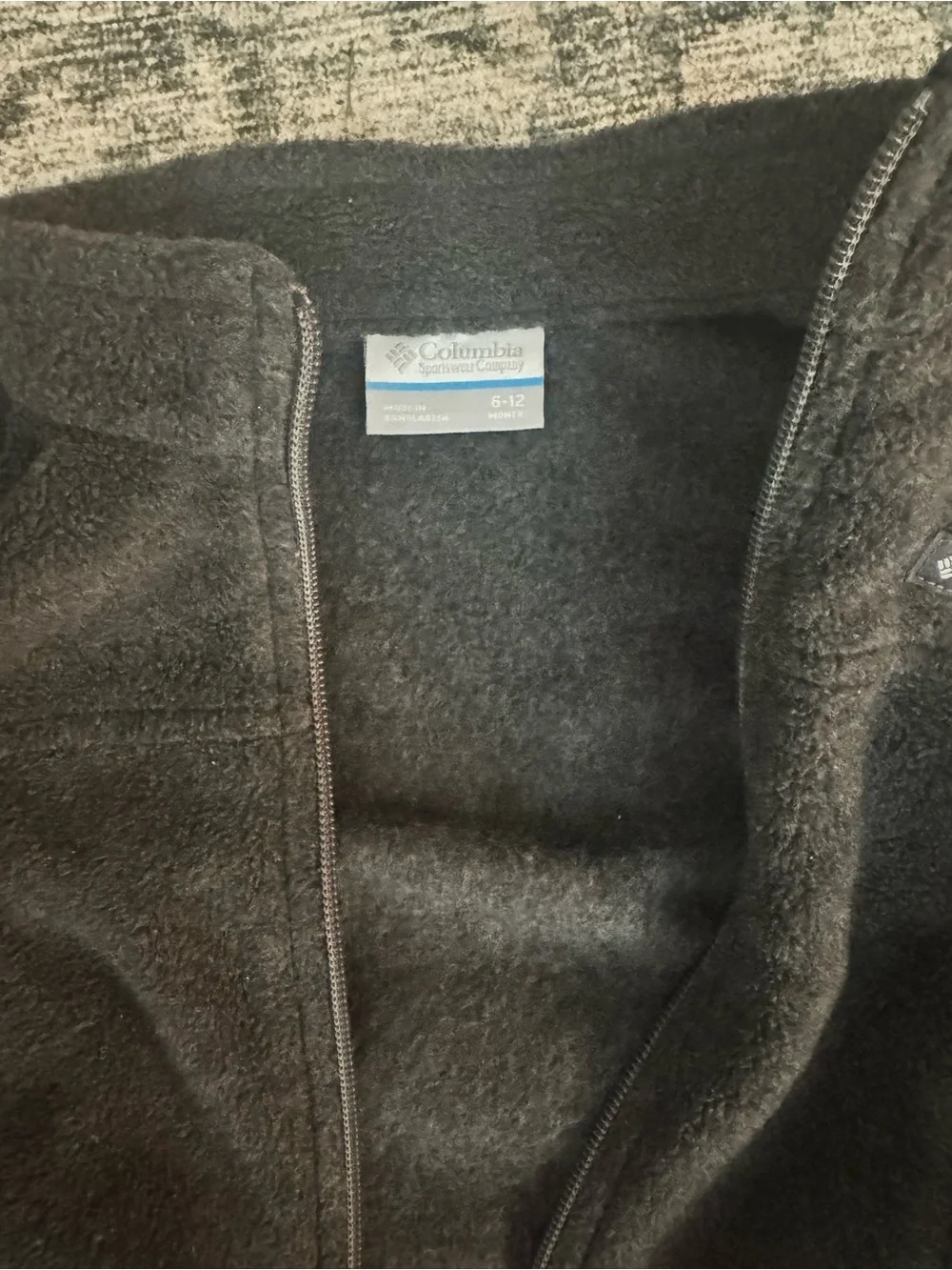 Columbia Kids Black Fleece Full-Zip Jacket